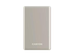 Canyon OnCharge 505 Slim Magsafe, 5000 mAh, juhtmevaba laadimine, USB-C, beež - Akupank
