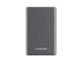 Canyon OnCharge 505 Slim Magsafe, 5000 mAh, juhtmevaba laadimine, USB-C, tumehall - Akupank