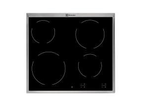 Electrolux, laius 57,6 cm, terasraamiga, must - Integreeritav keraamiline pliidiplaat