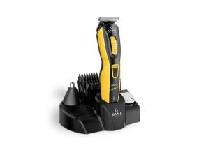 GA.MA, GCX623 Sport, must/kollane - Juukselõikuri komplekt