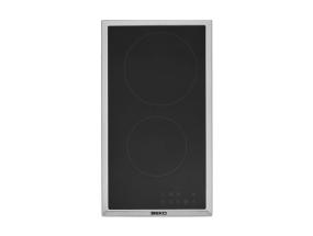 Beko, laius 28,8 cm, terasraamiga, must - Integreeritav keraamiline pliidiplaat