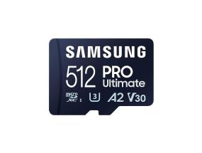 Samsung PRO Ultimate, microSDXC, SD adapter, 512 GB - Mälukaart