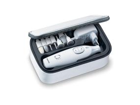 Beurer, valge/hall - Maniküüri-pediküürikomplekt