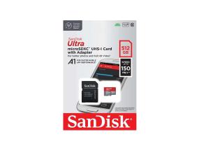SanDisk Ultra microSDXC, 512 GB, hall - MicroSD mälukaart SD adapteriga
