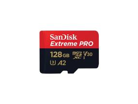SanDisk Extreme Pro UHS-I, microSD, 128 GB - Mälukaart ja adapter