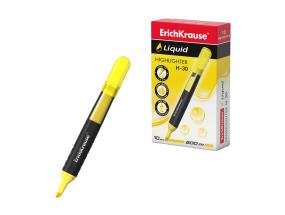 Tekstimarker ERICH KRAUSE H-30 vedela tindiga kollane