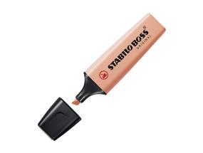 Tekstimarker STABILO Boss pastell, virsikuroosa