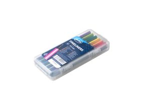 Tindipliiatsite komplekt vilt otsaga FOROFIS Fineliner 12 värvi