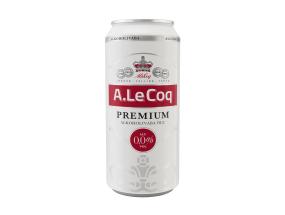 A. LE COQ Premium alkoholivaba õlu hele 50cl (purk)
