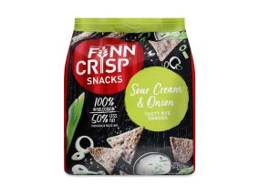 FINN CRISP Täistera rukkisnäkid hapukoore ja sibulaga 150g
