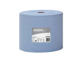 Tööstuspaber rullis, 2-kihiline KATRIN Plus L2 sinine 344m 2 rulli pakis  (44722)