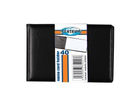 Visiitkaardihoidja 40-le kaardile must