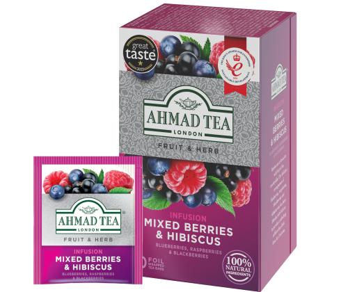 Taimetee AHMAD marjasegu/hibiscus 20tk ümbrikus