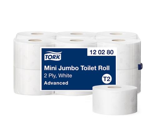 Tualettpaber TORK Mini Jumbo T2 170m 2-kihiline (120280)