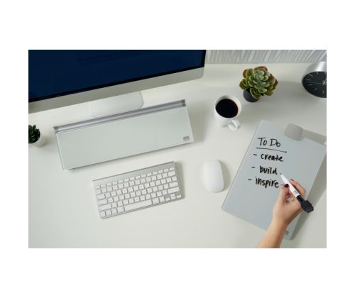 Klaastahvel-magnettahvel NOBO 220x300mm lauale+marker