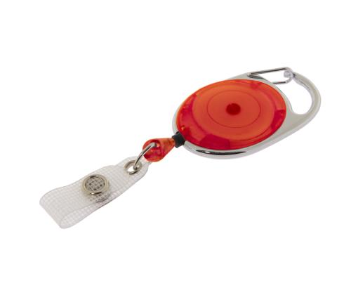 Kaardihoidja JO-JO karabiinkinnitusega punane