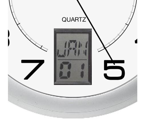 Seinakell UNILUX Inctinct 31cm hõbedane