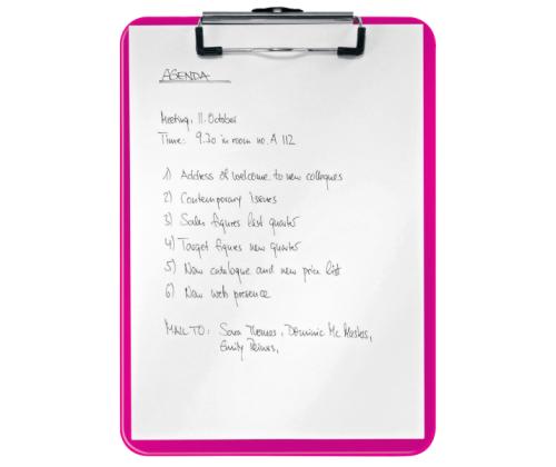 Kirjutusalus Leitz WOW A4 kaaneta roosa