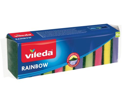 Küürimiskäsn VILEDA Švammid Rainbow 10tk