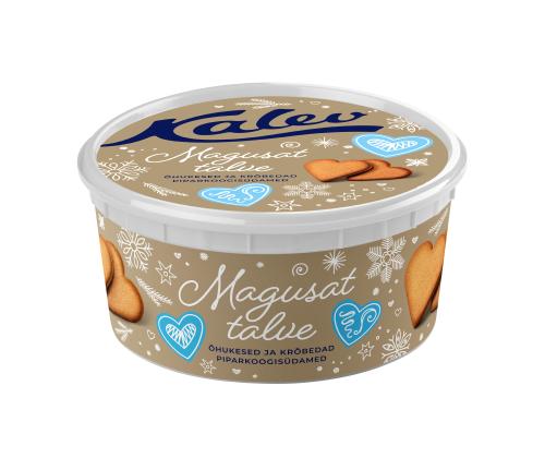 Piparkook KALEV südamekujulised õhukesed piparkoogid karbis 300g   	