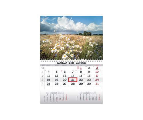Seinakalender MONO eesti-inglise nr.3 2911050003