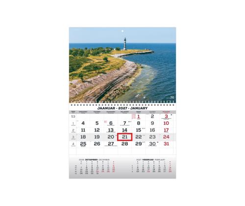 Seinakalender MONO eesti-inglise nr.5 2911050005