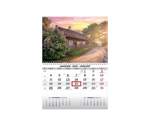 Seinakalender MONO eesti-inglise nr.7 2911050007