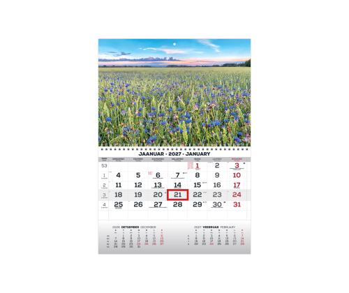 Seinakalender MONO eesti-inglise nr.22 2911050022