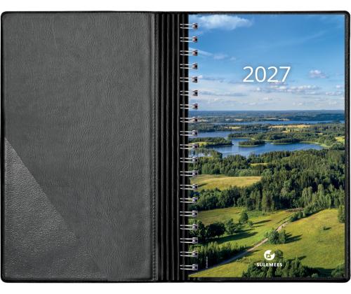 Kalendermärkmik Miniboss NÄDAL, spiraalköide, plastkaaned (SININE) 00253/40108