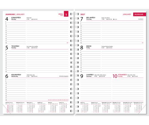 Raamatkalender Nature A5 spiraalköide (pilt 1) 40241