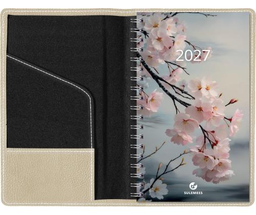 Kalendermärkmik Miniboss NÄDAL, spiraalköide, FASHION kaaned (HELEBEEŽ) 00075/40266