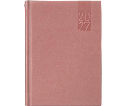 Raamatkalender NÄDAL A5, vertikaal, kõvaköide, (VANAROOSA) 00040/40389