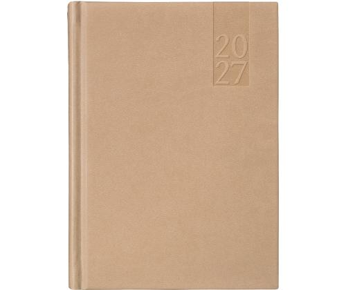 Raamatkalender PÄEV A5, kõvaköide, kunstnahk (BEEŽ) 00034/40419
