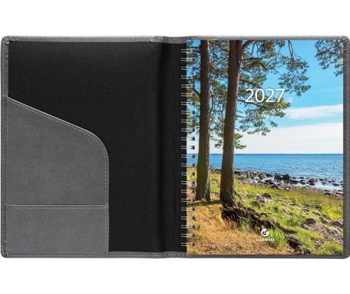 Raamatkalender Nädal A5 UNIVERSAL, spiraalköide, Comfort kaaned (HALL) 00057/41164