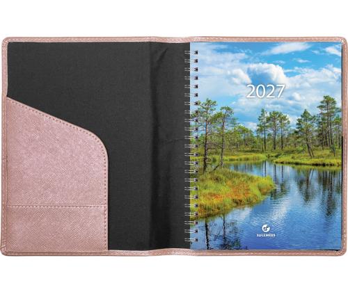 Raamatkalender BOSS A5 Nädal, horisontaal, spiraalköide, FASHION kaaned (BEEŽIKASROOSA) 00071/41753