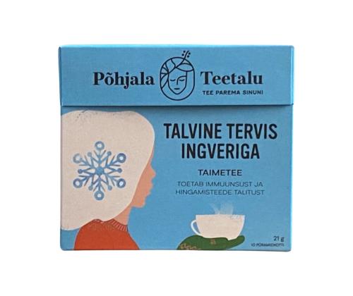 Taimetee PÕHJALA TEETALU Talvine tervis ingveriga 10tk