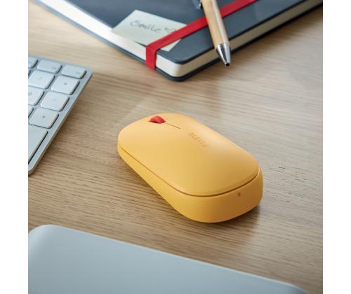 Arvutihiir juhtmeta LEITZ Cosy Warm kollane