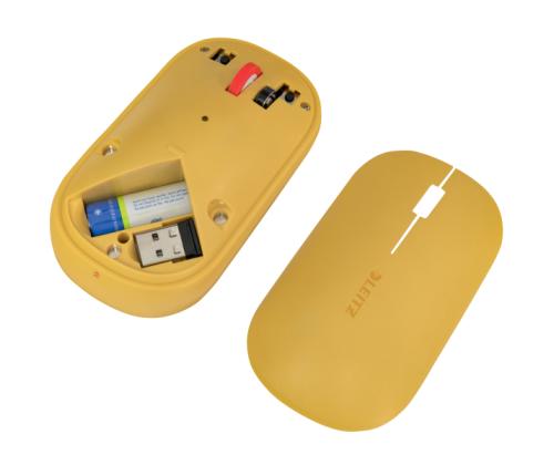 Arvutihiir juhtmeta LEITZ Cosy Warm kollane