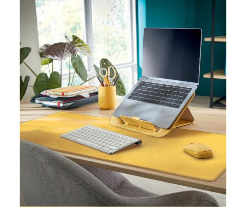 Arvutihiir juhtmeta LEITZ Cosy Warm kollane