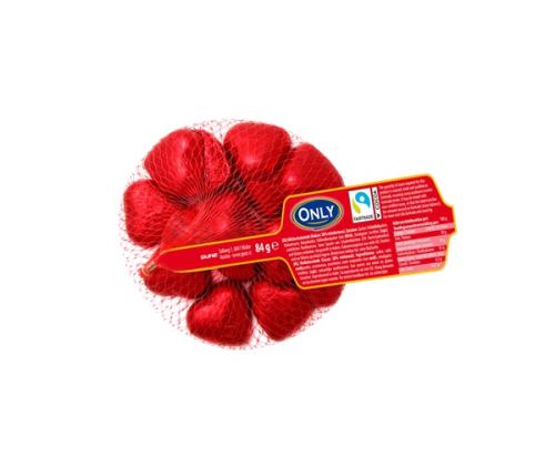 Šokolaad ONLY Šokolaad Punased Südamed võrgus 84g