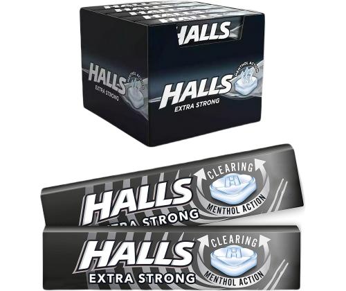 HALLS Extra Strong pastillid 33,5g