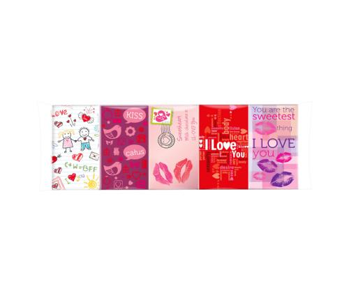 Šokolaad ONLY Šokolaadid I Love You (5x15g) 75g