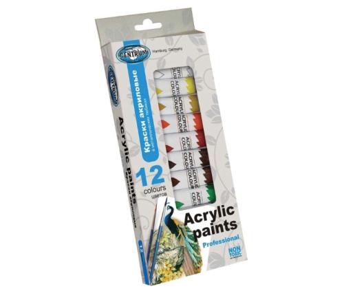 Akrüülvärvid CENTRUM 12ml x 12 erinevat värvi