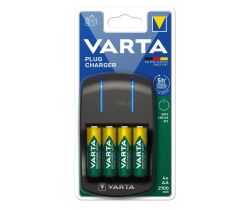 Akulaadija VARTA Plug AAx4 2100mAh