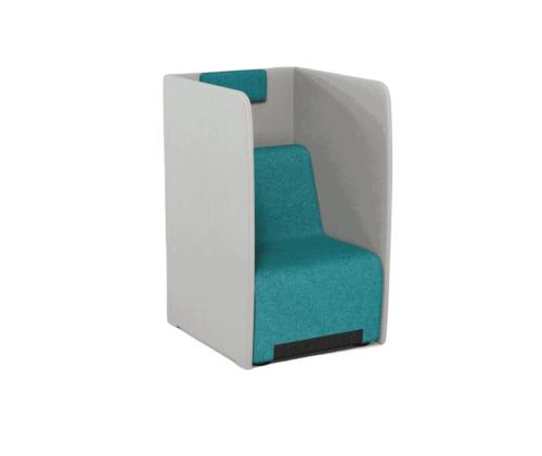 Akustiliste seintega tugitool RUBICO LOUNGE 100 (BN)