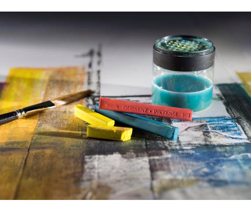 Akvarellikriidid Derwent Inktense 12tk metallkarbis