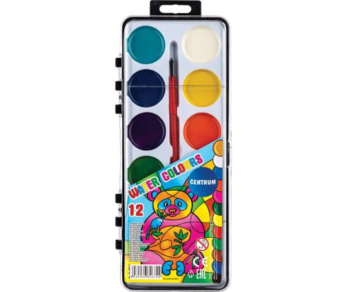 Akvarellvärvid CENTRUM  30mm x 12 värvi