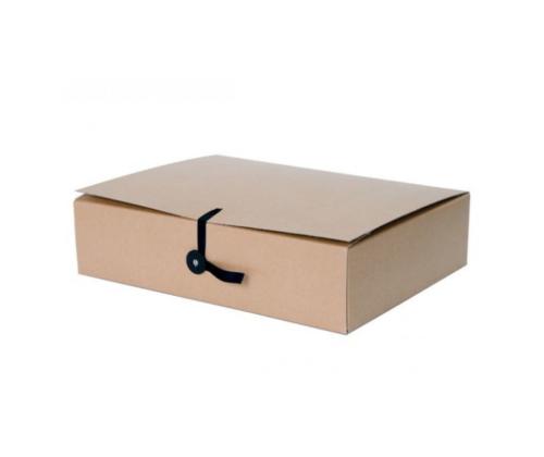 Arhiivikarp SMLT 6cm nööpkinnitusega pruun