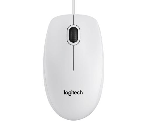 Arvutihiir juhtmega LOGITECH B100 valge