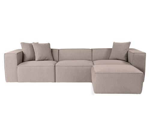 Lora (L1-O1-1R-POUFFE ) - Peach